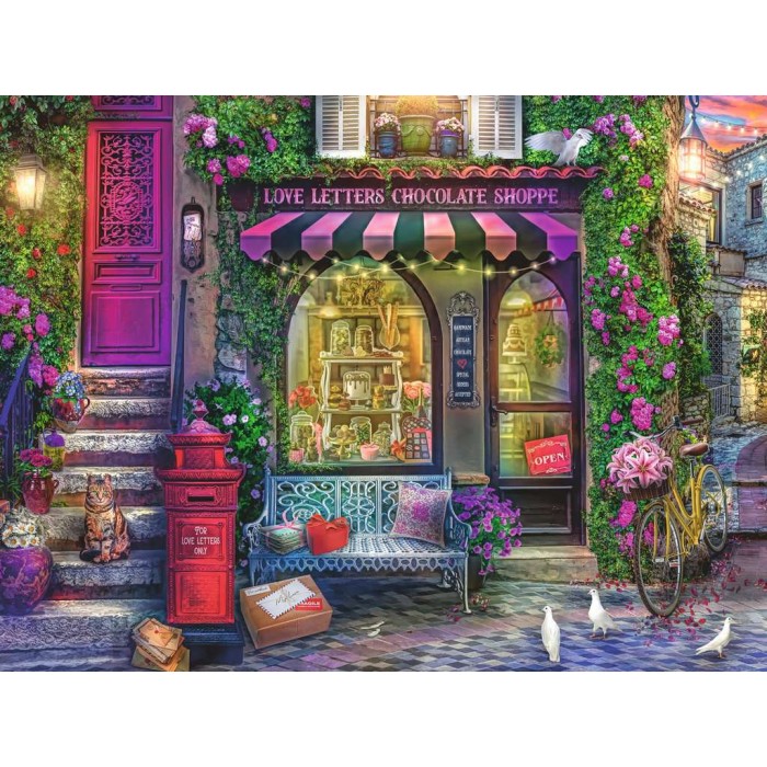 Puzzle Ravensburger-00737 La Chocolaterie