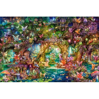 Puzzle  Ravensburger-00810 The Fairy Kingdom - Aimee Steward