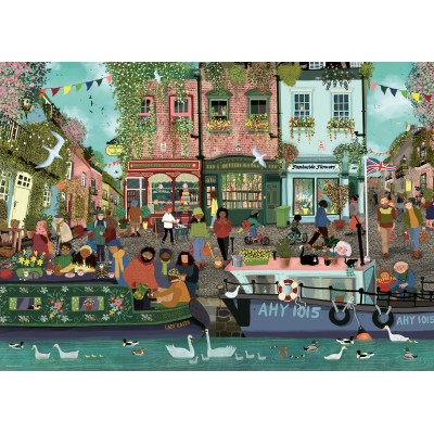 Puzzle  Ravensburger-00814 Along the River