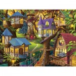 Puzzle  Ravensburger-01009 Twilight at the Treetops