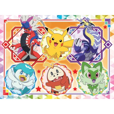 Puzzle  Ravensburger-01075 XXL Pieces - Scarlet Pokémon