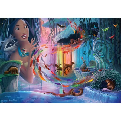 Puzzle  Ravensburger-01344 Pocahontas - Disney Castle Kollektion Princ.