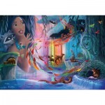 Puzzle  Ravensburger-01344 Pocahontas - Disney Castle Kollektion Princ.