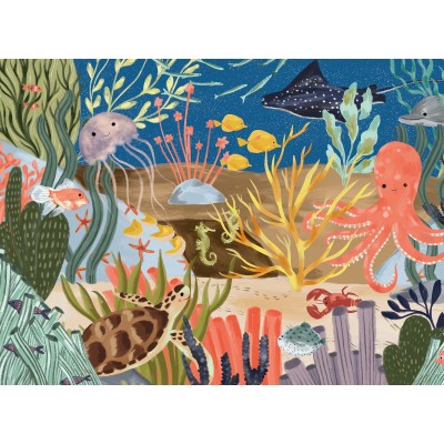 Puzzle  Ravensburger-01385 Ocean Fantasy