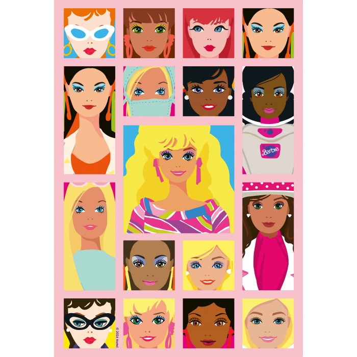 Puzzle Ravensburger-01493 Feminine Power - Barbie
