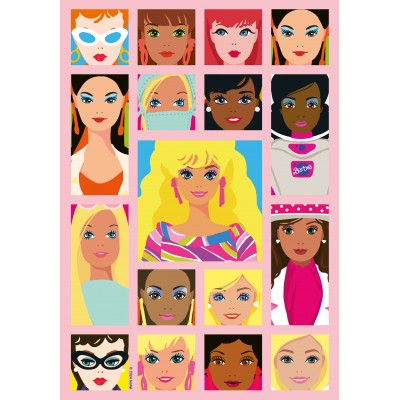 Puzzle  Ravensburger-01493 Weibliche Kraft - Barbie
