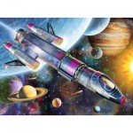 Puzzle  Ravensburger-12939 XXL Teile - Space Mission