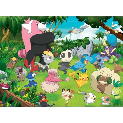 Puzzle  Ravensburger-13245 XXL Pieces - Pokémon