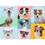 Puzzle  Ravensburger-13288 XXL Pieces - Funny Puppies