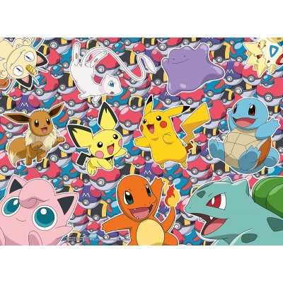 Puzzle  Ravensburger-13338 XXL Pieces - Pokemon