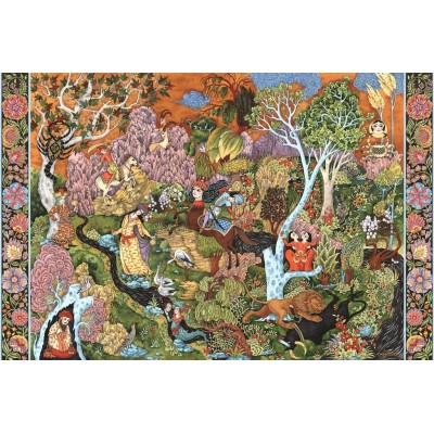 Puzzle  Ravensburger-17135 Garden of Sun Signs