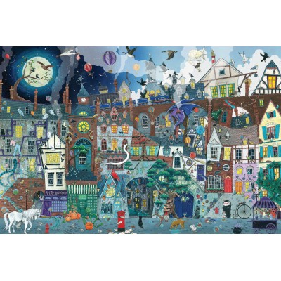 Puzzle  Ravensburger-17399 Fantastic Street