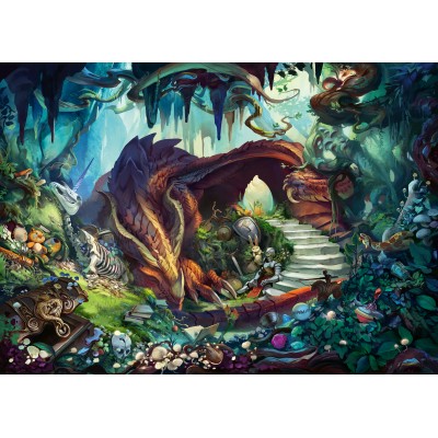  Ravensburger-17529 Escape Puzzle - Dragon's Cave