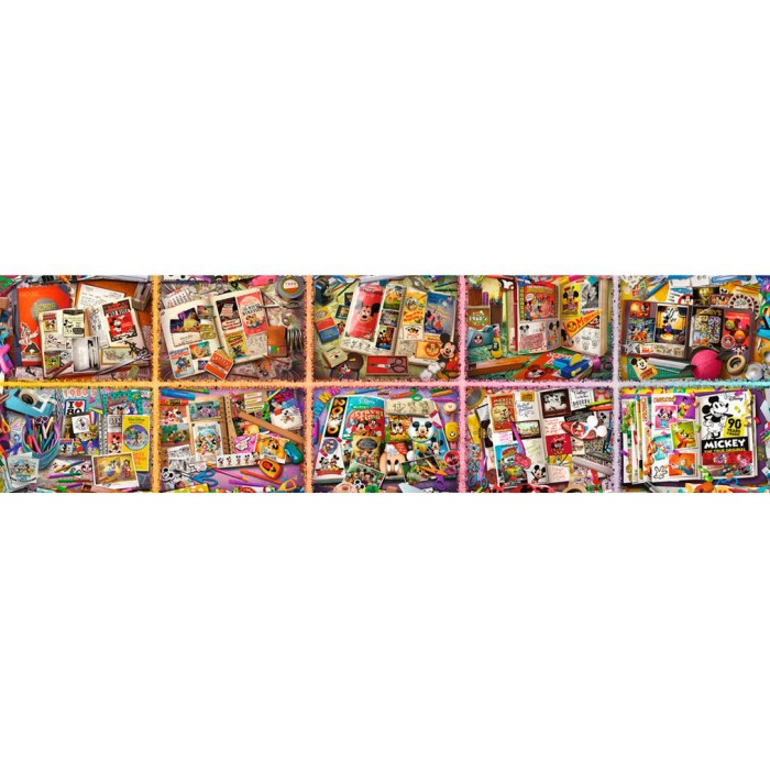 Puzzle Ravensburger-17828 Disney Mickey - 90 Years