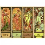 Puzzle  Roovi-75901 Mucha Alfons - Seasons