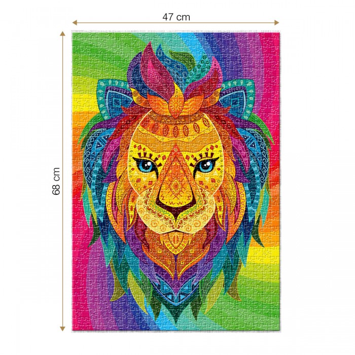 Puzzle Roovi-79725 Abstract Lion