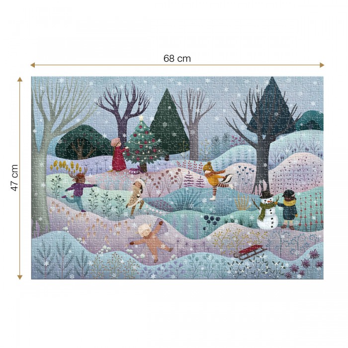 Puzzle Roovi-79756 Magic Forest, Winter