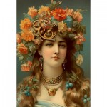 Puzzle  Roovi-81100 Girl with Flower Crown