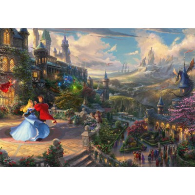 Puzzle  Schmidt-Spiele-57369 Sleeping Beauty Dancing in the Enchanted Light