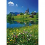 Puzzle  Schmidt-Spiele-57391 Inzell, Einsiedlhof and St. Nicholas Church