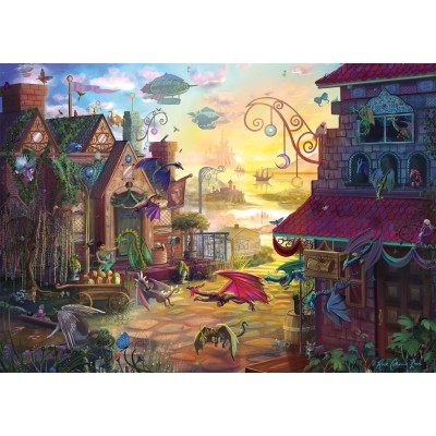 Puzzle  Schmidt-Spiele-57584 Dragon Post