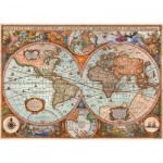 Puzzle  Schmidt-Spiele-58328 Antique World Map