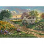 Puzzle  Schmidt-Spiele-58779 Sunflower Fields