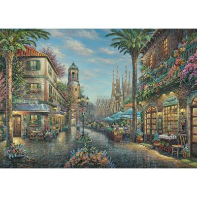 Puzzle  Schmidt-Spiele-58780 Spanish Street Café