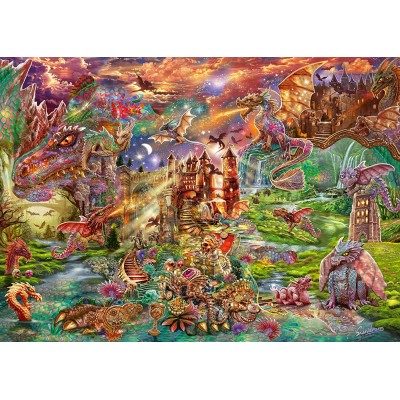 Puzzle  Schmidt-Spiele-58971 Dragons