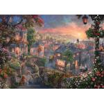 Puzzle  Schmidt-Spiele-59490 Thomas Kinkade - Disney - Beauty and the Tramp