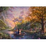 Puzzle  Schmidt-Spiele-59688 Thomas Kinkade - Disney - Pocahontas