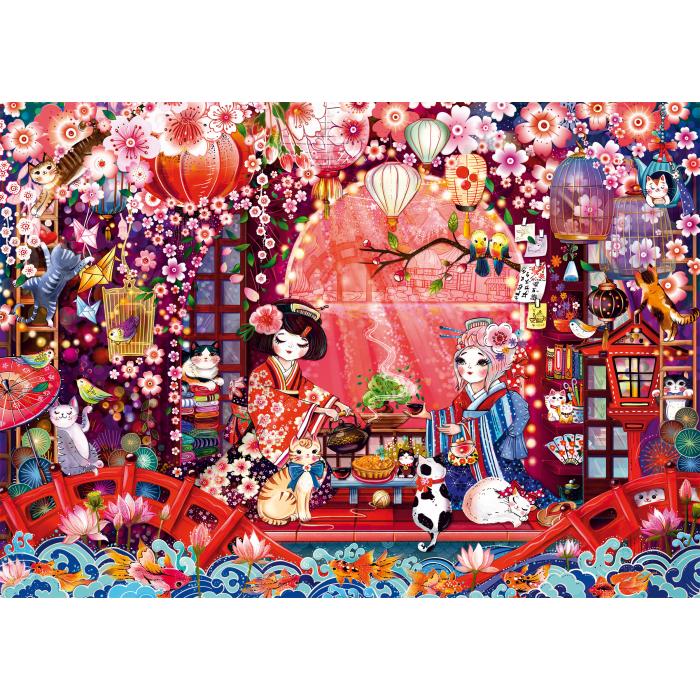 Puzzle Schmidt-Spiele-59712 Cérémonie du Thé Japonaise
