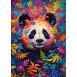 Puzzle  Schmidt-Spiele-59781 Panda Bear in the Rainbow Forest