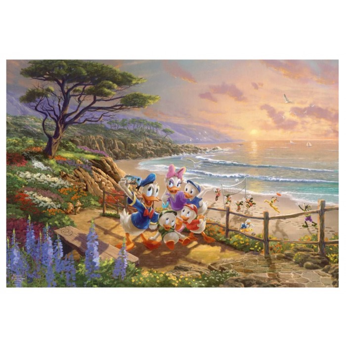 Puzzle Schmidt-Spiele-59951 Thomas Kinkade - Donald & Daisy