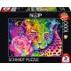 Neon Regenbogen-Leopard