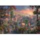 Thomas Kinkade - Disney - Beauty and the Tramp