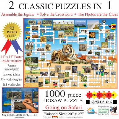  Sunsout-10170 Irv Brechner - Puzzle Combo: Going on Safari