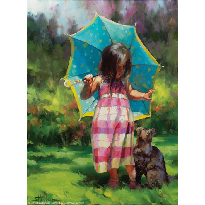 Puzzle Sunsout-11205 XXL Pieces - The Teal Umbrella