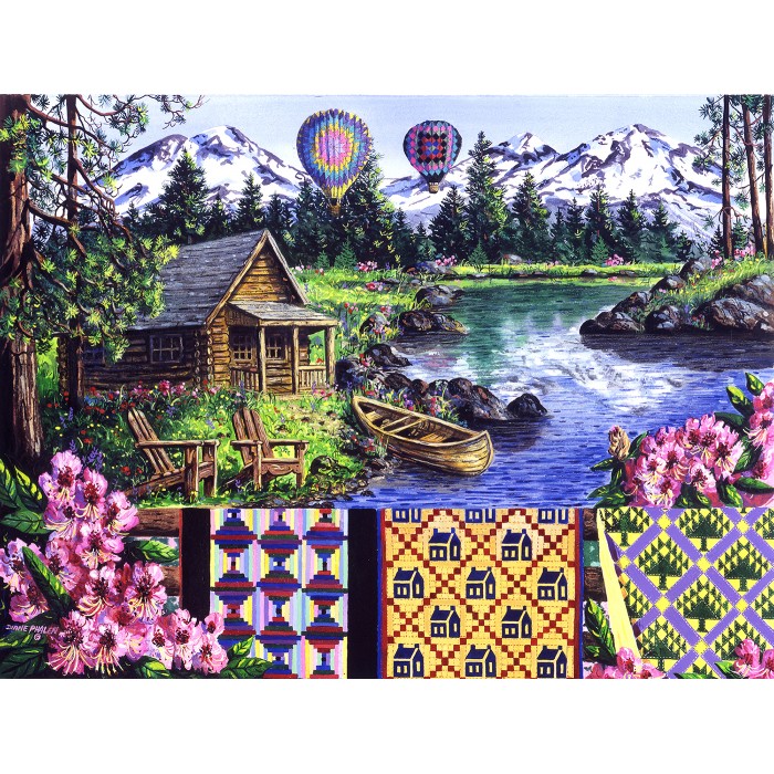 Puzzle Sunsout-14646 Pièces XXL - Flotter en Dessus des Three Sisters