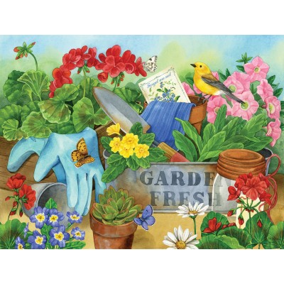 Puzzle  Sunsout-16062 Jane Maday - Gardener's Table