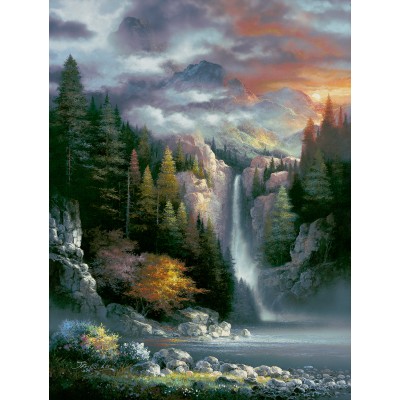 Puzzle  Sunsout-18034 XXL Pieces - James Lee - Misty Falls