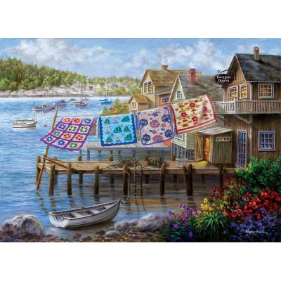 Puzzle  Sunsout-19271 XXL Pieces - Dockside Quilts