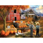 Puzzle  Sunsout-23041 XXL Teile - Amish Pumpkin Patch