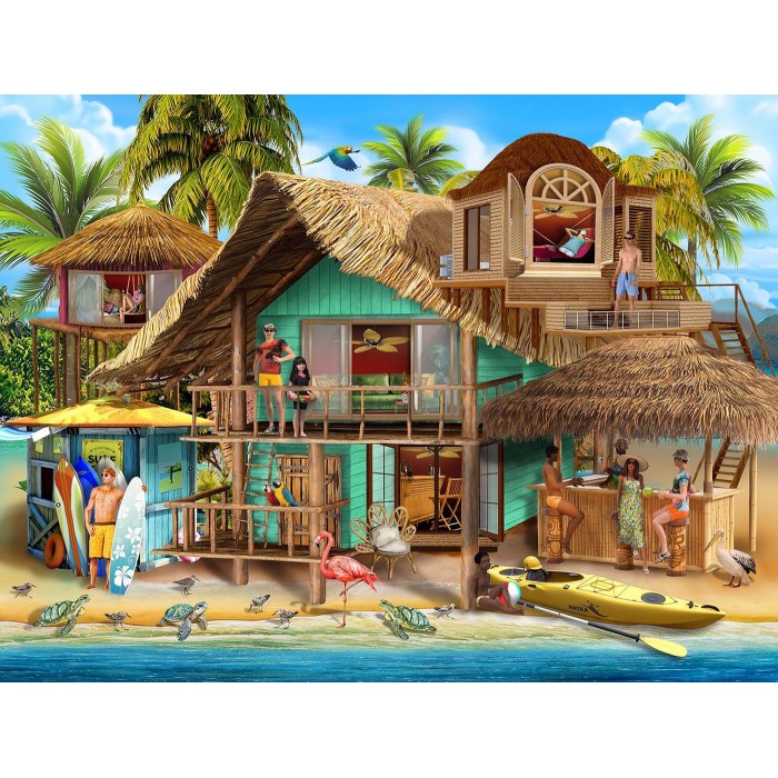 Puzzle Sunsout-23053 Pièces XXL - Vacances sous les Tropiques