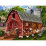 Puzzle  Sunsout-23064 XXL Pieces - The Old Red Barn