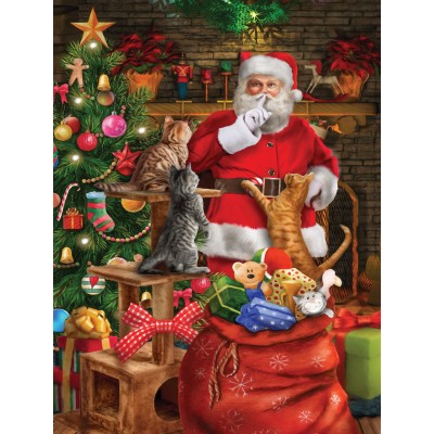 Puzzle  Sunsout-23102 Pièces XXL - Chats de Noël
