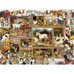 Puzzle  Sunsout-27256 XXL Teile - Barbara Behr - On the Farm