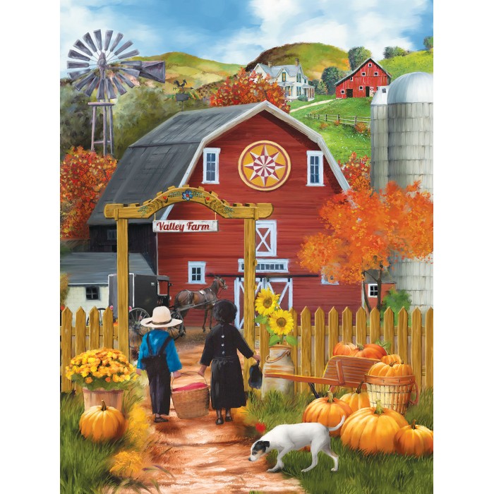 Puzzle Sunsout-28755 XXL Teile - Valley Farm