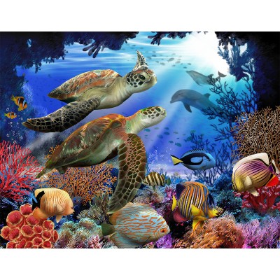 Puzzle  Sunsout-28804 XXL Teile - Underwater Fantasy