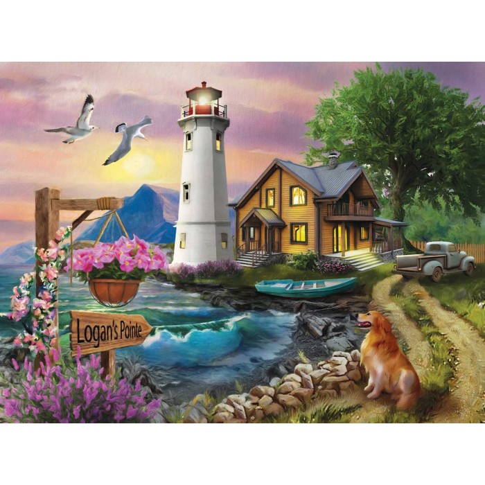 Puzzle Sunsout-28945 Logan's Pointe